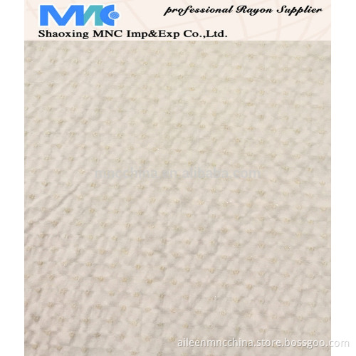 Hight Quality super poly rayon lurex fabric